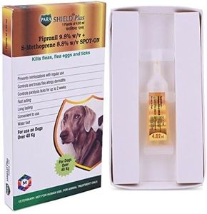 Medfly Parashield Plus Spot On Solution for Dogs Prevention & Treatment of Ticks, Fleas & Chewing Lice | (Pack of 1, Dogs Over 40 KG)