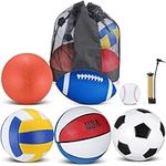 Libima 6 Pcs Multi Sport Ball Set O