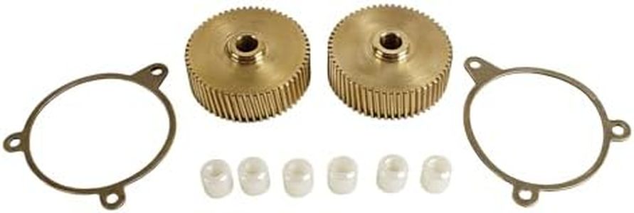 PEVAST 2X Heavy Duty Brass Headlight Motor Gear Repair Kit for 1988-1996 Corvette C4 - Replaces Plastic Gear, Fits All Models (ZR-1, GS, Base) - Includes Bushings & Gaskets