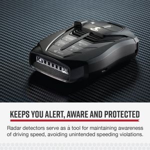 Cobra RAD 480i Radar Detector – Long Range, Bluetooth, Voice Alerts