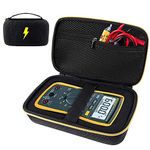 Case Compatible for Fluke 117/115/ 116/ 87V/ 88V/ 101, Also Fit Crenova MS8233D/ for AstroAI TRMS 6000 Counts Digital Multimeter, Protective Travel Storage Bag with DIY Foam (Box Only)