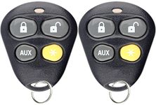 KeylessOption Keyless Entry Remote Starter Car Key Fob Alarm for Aftermarket Viper Automate EZSDEI474V 474V (Pack of 2)