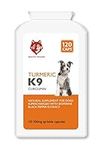 Healthy Hounds Turmeric K9 for Dogs Horses & Pets - 500mg x 120 Capsules - with Natural Curcumin & Bioperine Black Pepper Extract - Inflammatory Response & Joint Care Supplements