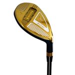 Japan Wazaki Hybrid Iron USGA R A Rules Single Golf Club,with Headcover,WLIII Model,Gold Finish,Adjustable,No 6, 26 Degree,Mens Regular Flex,65g Graphite Shaft,0.6 Grip,Right Handed