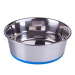 Pets Empire Stainless Steel Dog Bowls | Cat Feeding Bowls | Dog Cat Plate Bowls with Non-Slip Rubber Bases | Pet Feeder Bowls and Water Bowls, X-Large (4000ml)