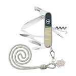 Victorinox Swiss Army Knife Companion New York, (9.1 cm) Gray, ABS/Cellidor Scale, 1.3909.E223| Outdoor Multitool Medium Pocket Knife With Scissors, Gift For Him And Her