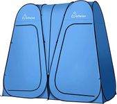 WolfWise Pop-up Shower Tent (Blue Double tent) (Blue Double Tent)