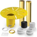 Freestanding Tub Drain Rough-in Kit for Free Standing Bathtub - Freestanding Bathtub Tub Drain With Brass Tail Pipe and ABS Plastic Pipe