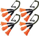 RunNico 4pcs Deer Scent Drag Line - Drag Scent Applicators - Orange Scent Drag for Deer