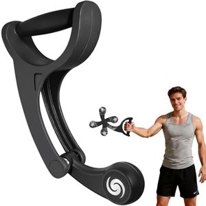 SOHIDAS Arm Workout for Men and Women Weighted Ropeless Battle Rope for Home Gym Arm Trainer Workout Fitness Equipment 360° Hand-Crank Forearm Trainer for Full-Body HIIT, Low-Impact Aerobic Training