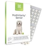 Healthspan Multivitamin Senior For Dogs | 240 Tablets | 15 Essential Vitamins & Minerals | Siberian Ginseng | B Vitamins | Zinc | Copper | Biotin | Beef Flavoured | Pet Health