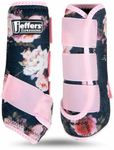 Jeffers Expression Protective Horse Boots, Rose Garden, Small - Safe Neoprene Leg Guards, Comfortable Fit, Durable Velcro Straps, Front & Hind Support, Accessories for Training, Travel & Riding