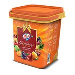 Real Greetings Diwali Gift Pack-Bucket Pack | Apple 1L, Guava 1L, Mango 1L and Litchi 1L