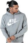 Nike Men's Graphic Pullover Hoodie Gray