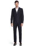 Arrow Reversible Waistcoat Self Design Three Piece Suit Blue