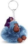 Kipling Baby Monkey Keychain Cozy Blue