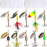 10pcs Fishing Lure Spinnerbait, Bas