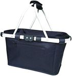 Sachi Two Handle Carry Basket, Black 26 cm*45 cm* 26 cm