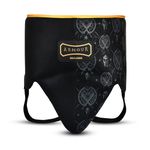 Bravose Boxing Groin Guard for Boxing, Sparring, Muay Thai, Kickboxing and MMA | Abdominal Protector for Karate, Taekwondo and Martial Arts Training | Adjustable Lightweight Support Gear for Men (M)