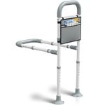 Yornoli Bed Rail for Elderly Adults with Motion-Sensing Light, Adjustable Non-Slip Grip Handle, Sturdy Steel Frame, Easy Installation, Storage Pocket– Safety & Support for Seniors (104CM)