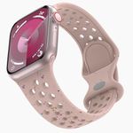 Sport Straps Apple Watch 41mm Series 9, Silicone Bracelet Soft Replacement Colored Band Adjustble Strap for Apple Watch 41mm 40mm 38mm iWatch Series 9 8 SE2 7 6 SE 5 4 3 2 1