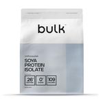 Bulk Soya Protein Isolate Powder, Vegan Protein Shake, Unflavoured, 1 kg