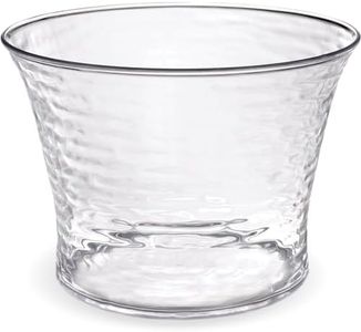 amscan Trasparente Vasca per Bevande in plastica Martellata 1 pz