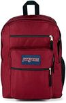 JanSport Big Laptop Backpack for College - Computer Bag with 2 Compartments, Ergonomic Shoulder Straps, 15” Laptop Sleeve, Haul Handle - Book Rucksack, Russet Red