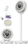 Standing Fan for Bedroom, 20dB Quiet Floor Fan 15 Speed DC for Sleep