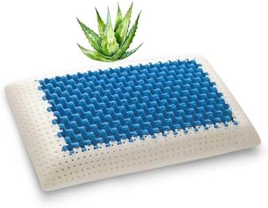 LoRita Luxury Cuscino Memory Foam Ortopedico Effetto Massaggiante con Federa in Aloe - Cuscini Letto 100% Made in Italy - Guanciale Letto Morbido, Traspirante e Ipoallergenico, Alto 13 cm, 1 pz