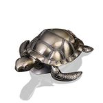 K COOL Turtle Ashtray with Lid Windproof Metal Ashtray Outdoor, Indoor Ashtray Ash Ashtray for Cigarettes, Vintage Practical Decoration Ashtrays for Cigarettes Metal Gift for Men Women (Bronze)