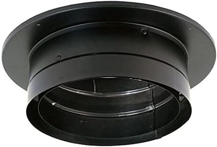 M&G DuraVent 6DVL-ADT Duravent DVL Chimney Adapter, Black