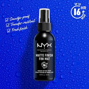 NYX Matte Setting Spray for Face, Long Lasting Shine-Free Finish, 60ml