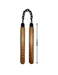 M N Traders Martial Arts Karate Wooden Nunchaku