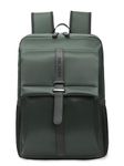 FUR JADEN Travel Laptop Backpack, Business Bagpack College School Computer Bag with Front Compartment for Men & Women (Green)
