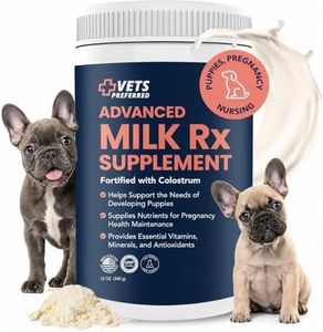 Vets Preferred Puppy Milk Replacement Formula - Dog Milk Replacer Powder Supplement for Pregnant, Lactating, Aging Dogs - Enriched with Colostrum - Nutritious Nursing Formula for Puppies - 12 Oz