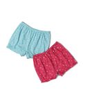 Jockey SG06 Girl's Super Combed Cotton Printed Bloomers with Ultrasoft Waistband_Assorted Prints_3-4 Yrs