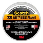 Scotch© 35 Vinyl Electrical Tape White 19 mm x 20 m