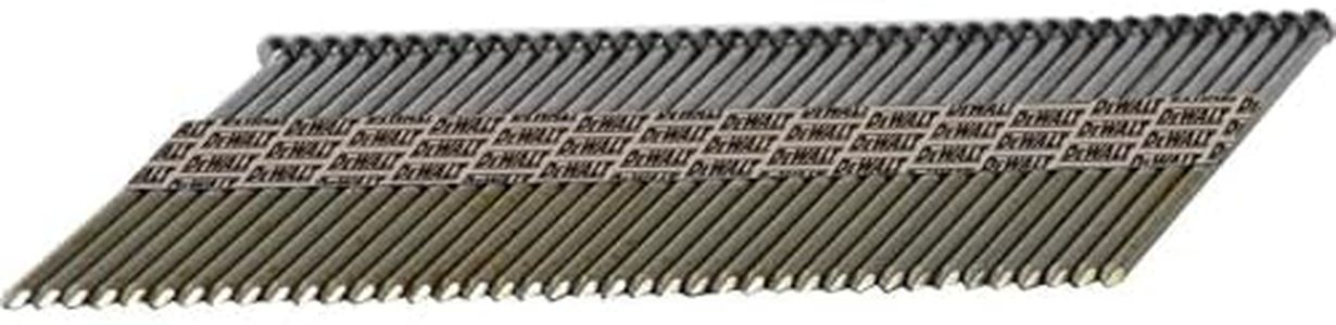 DEWALT Framing Nails, Paper Tape, 30-Degree, Smooth Shank, Bright Finish, Off-Set Round Head, 2-Inch x .113-Inch, 5000-Pack (DPT-6D113FH)