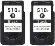 2 x Generic PG510 Black Ink Cartridges Compatible with Canon PG-510 for Canon PIXMA IP2700 MP240 MP250 MP270 MP280 MP282 MP480 490 MP492 MP495 MX320 MX330 MX340 MX350 MX360 MX410 MX420 MP230