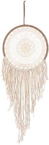 Dream Catcher Large Cream String Dreamcatcher with Tassels