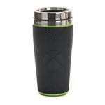 Paladone Xbox Insulated Travel Mug - Reusable 450ml Commuter Cup with Silicone Sleeve