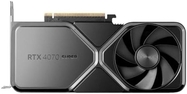 NVIDIA - GeForce RTX 4070 Super 12GB GDDR6X Graphics Card - Titanium/Black