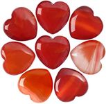 CASMON 8 Pcs Natural Red Carnelian 