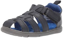 Carter's Baby-Boy's Every Step Sailor Walking Fisherman Sandal, Navy, 4 UK Child