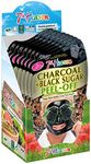 7th Heaven Charcoal and Black Sugar Easy Peel-Off Mask (Pack of 12) with Activated Charcoal and Pressed Witch Hazel for a Deep Pore Detox