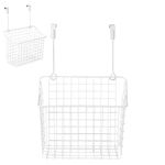 Spectrum Diversified Grid Storage Basket, Large, White