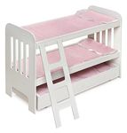 Badger Basket Trundle Doll Bunk Beds with Ladder (fits American Girl dolls)