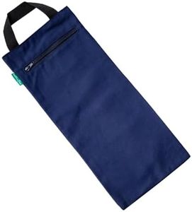 HealthAndYoga(TM) Yoga Sand Bags | Double Bag with Inner Waterproof Bag| Prop for adding Weight and Support (Blue)