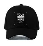 PHOTON CRAFTS Personalized Baseball Cap Design for Men(Black)